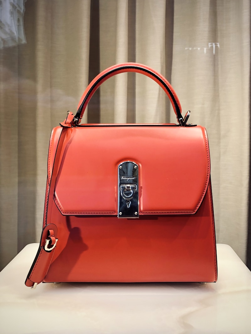 Artisan crafting a handbag